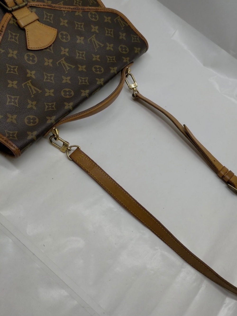 Authentic Louis Vuitton Bel Air MM Monogram Crossbody Shoulder Bag Vintage 1991 - Picture 4 of 11